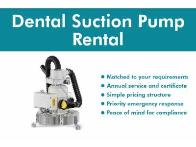 Dental Suction Pump Rental Packages